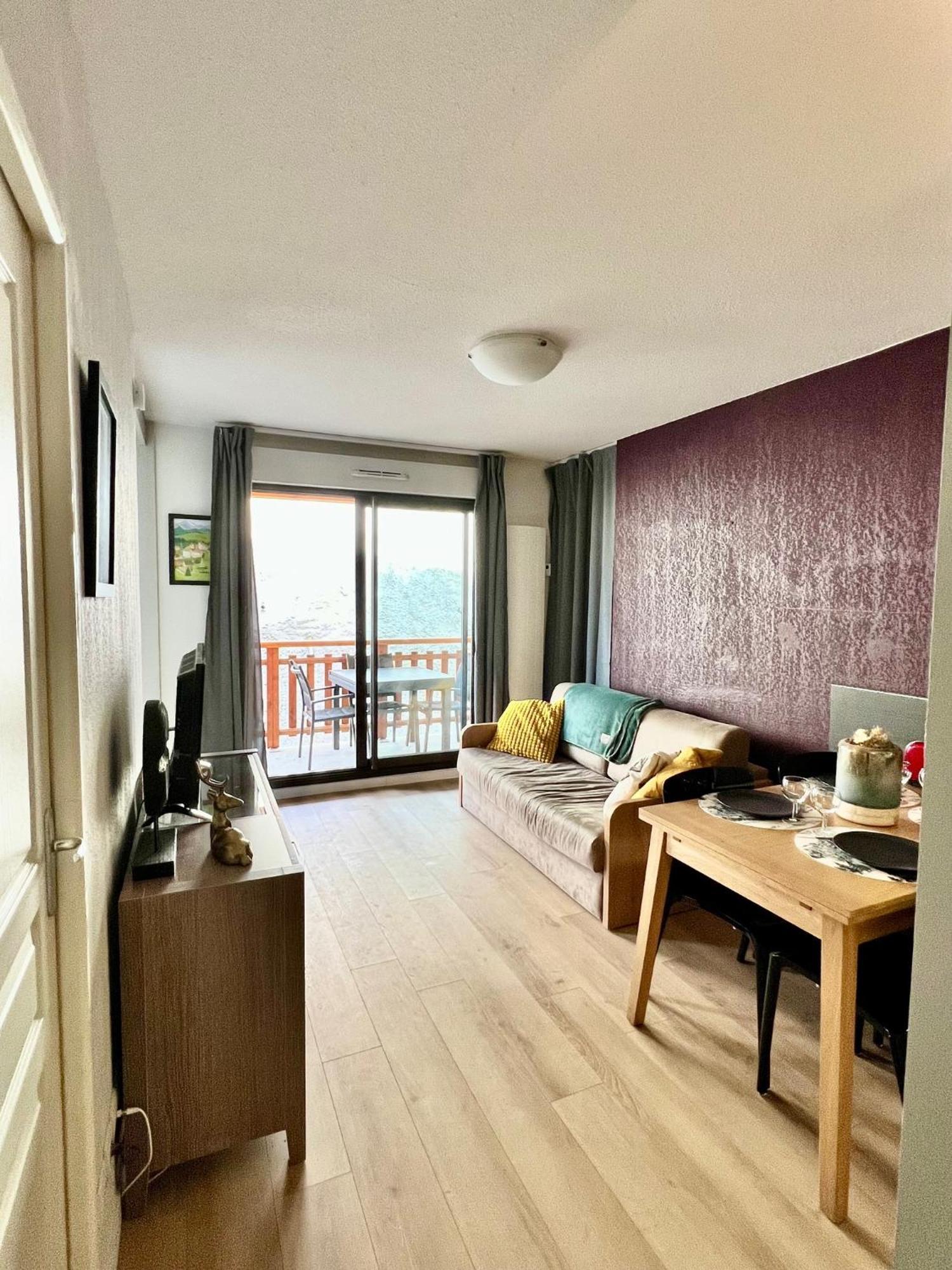 Appartement Familial Avec Parking Centre Valberg Péone Buitenkant foto